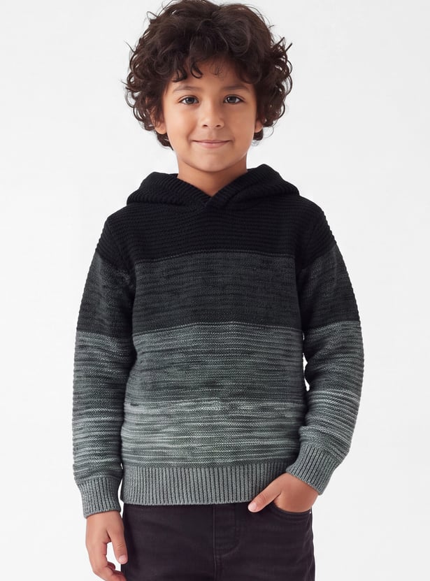 Boys Ombre Hooded Sweater