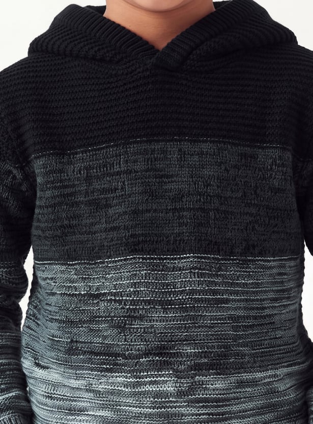 Boys Ombre Hooded Sweater