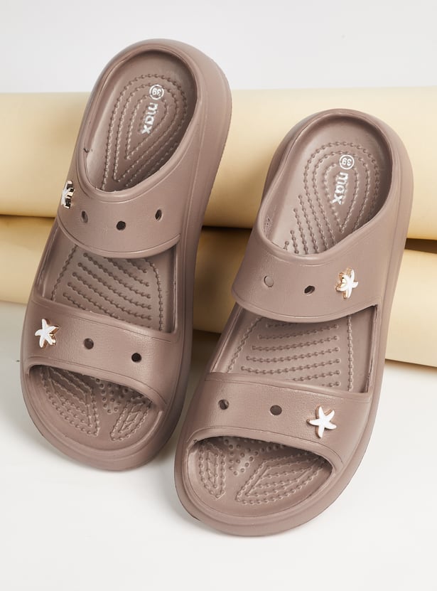 Women Solid Sliders