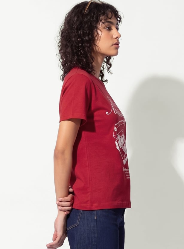 URB_N Women Graphic Print T-shirt