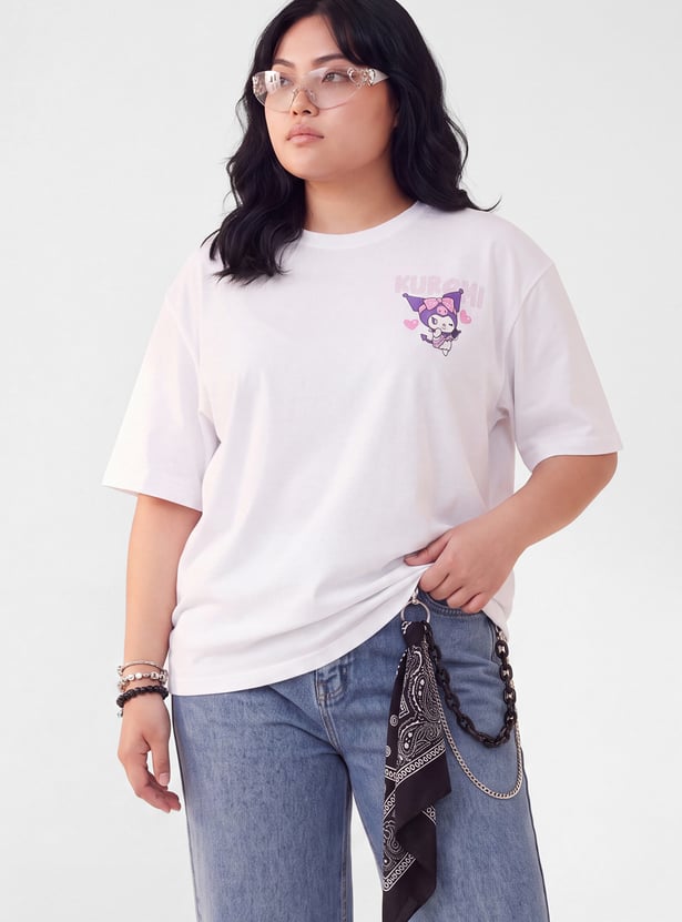 URB_N Women Kuromi Printed T-shirt