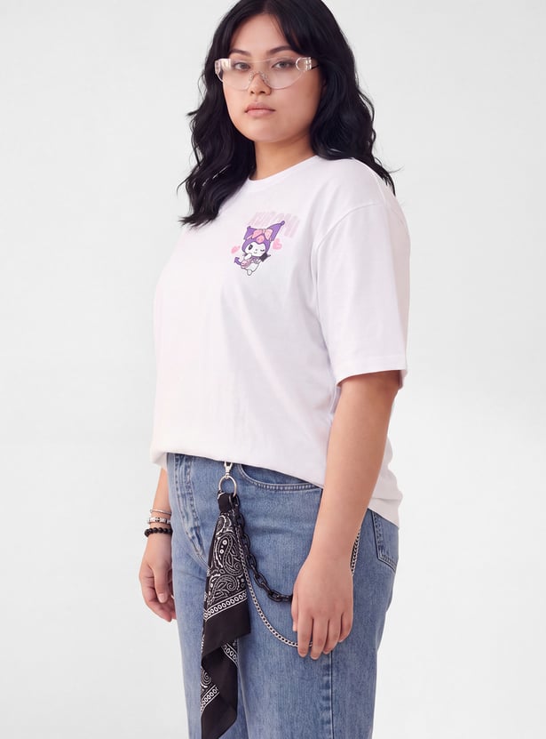 URB_N Women Kuromi Printed T-shirt