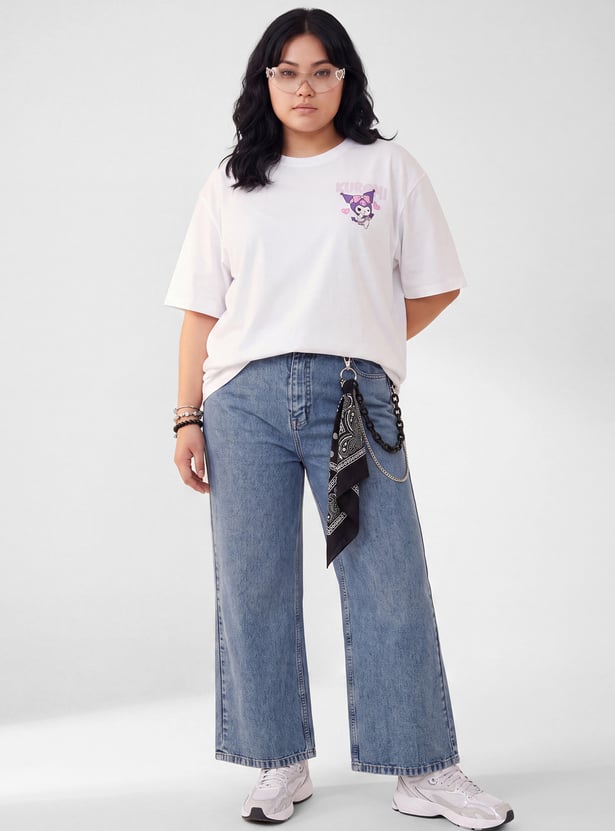 URB_N Women Kuromi Printed T-shirt