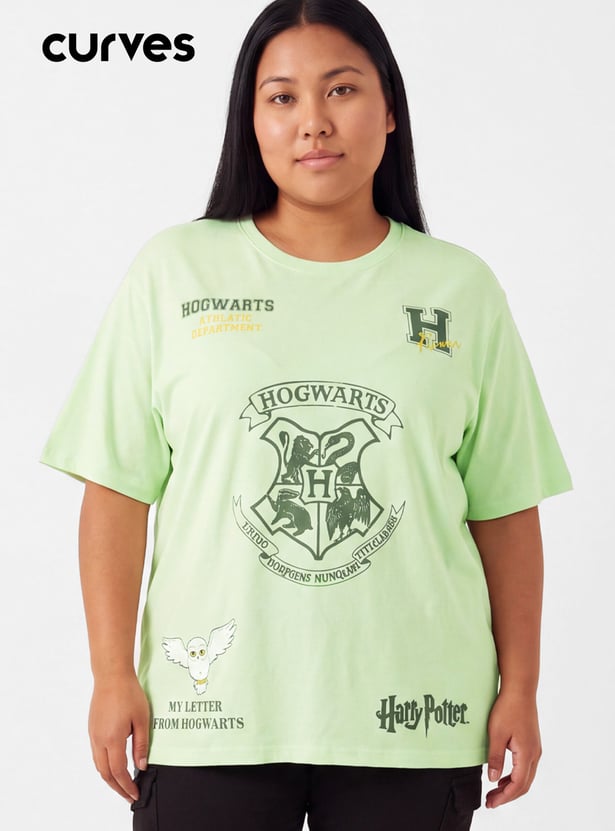 URB_N Women Harry Potter Printed T-shirt