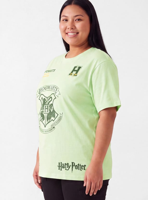 URB_N Women Harry Potter Printed T-shirt