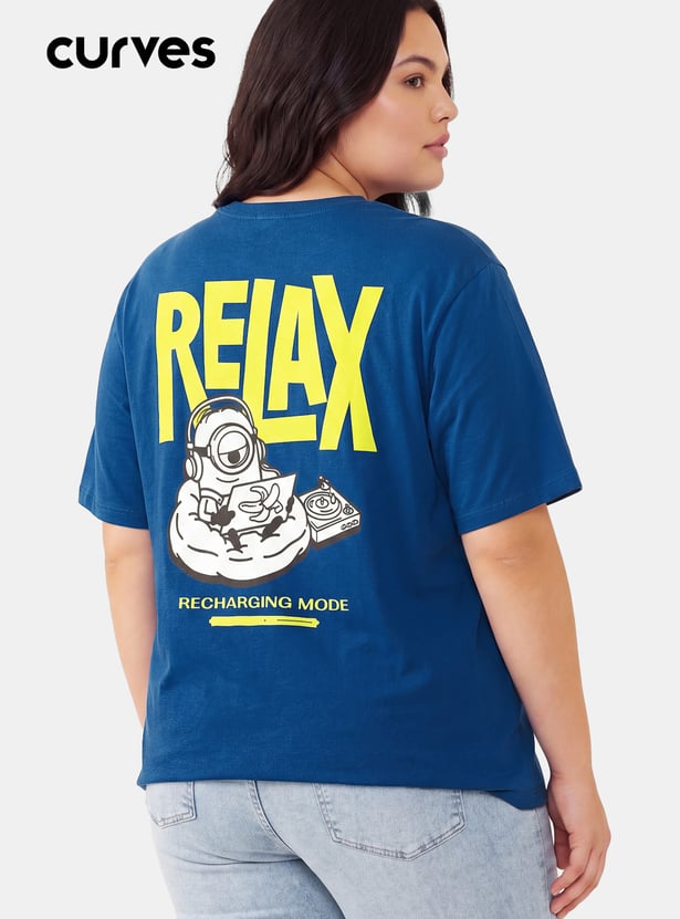 URB_N Women Minions Printed T-shirt