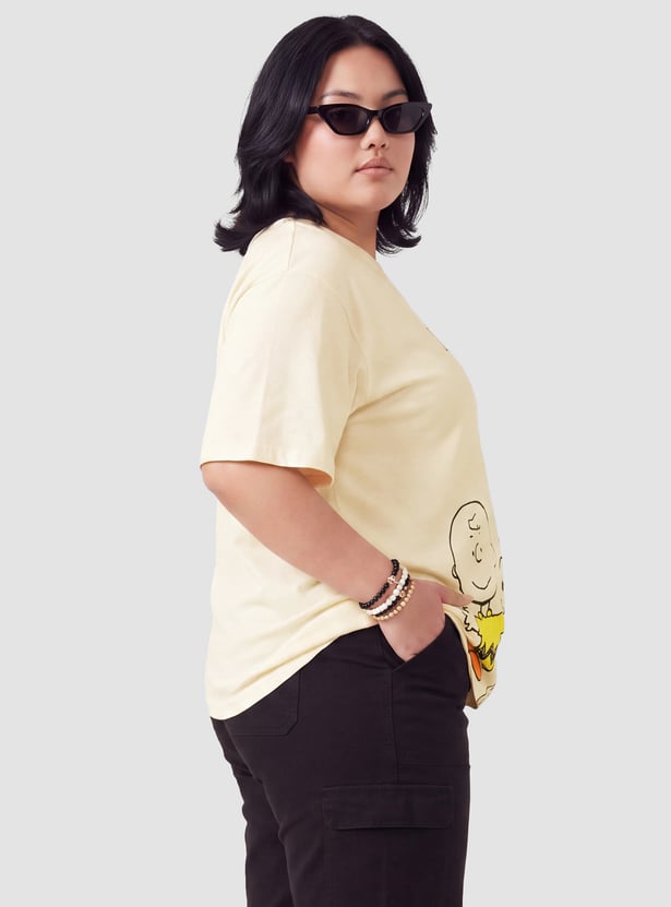URB_N Women Snoopy Printed T-shirt