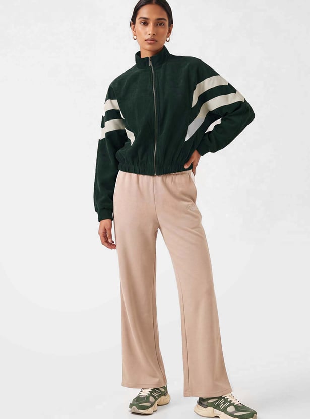 Women Textured Bomber Jacket