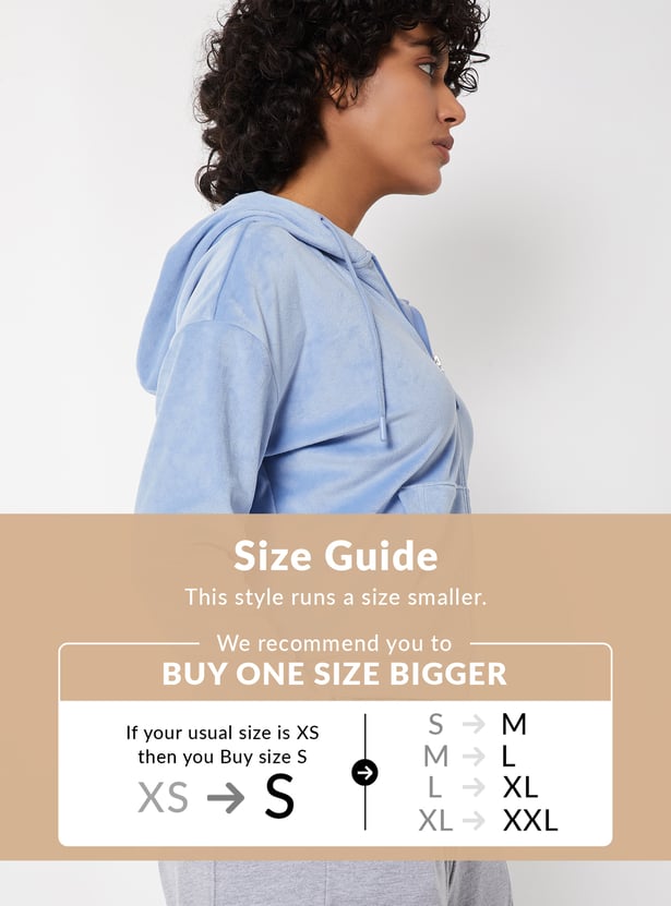 Women Solid Hooded Jacket