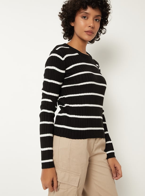 Women Striped Sweater
