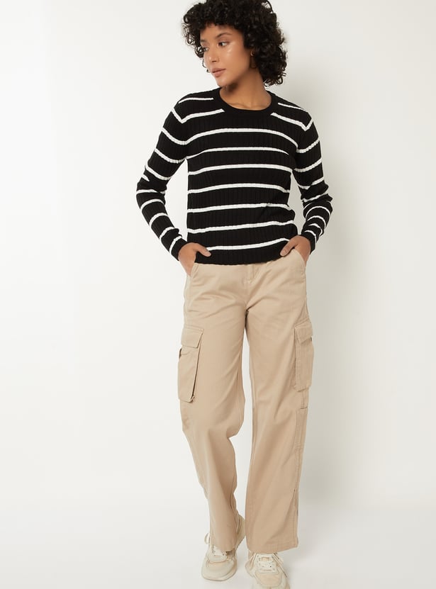 Women Striped Sweater