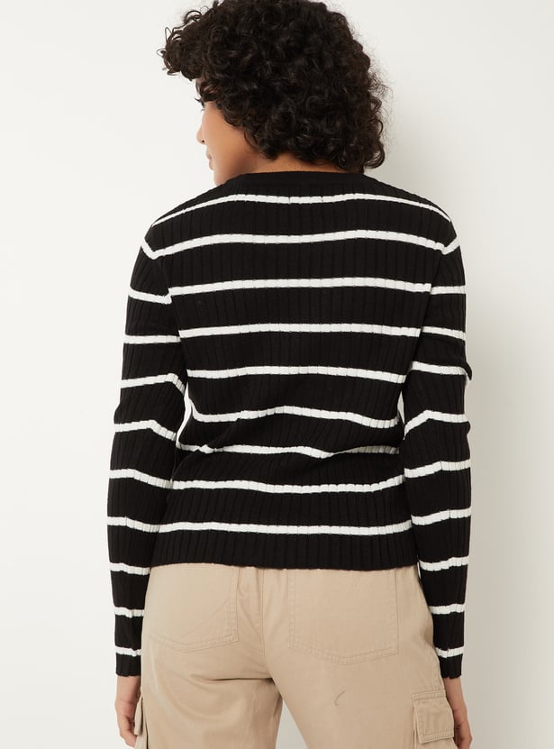 Women Striped Sweater