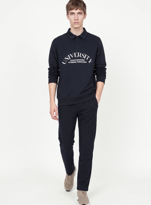 Men Solid Sports Joggers