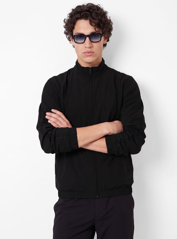 Men Stand Collar Sports Jacket