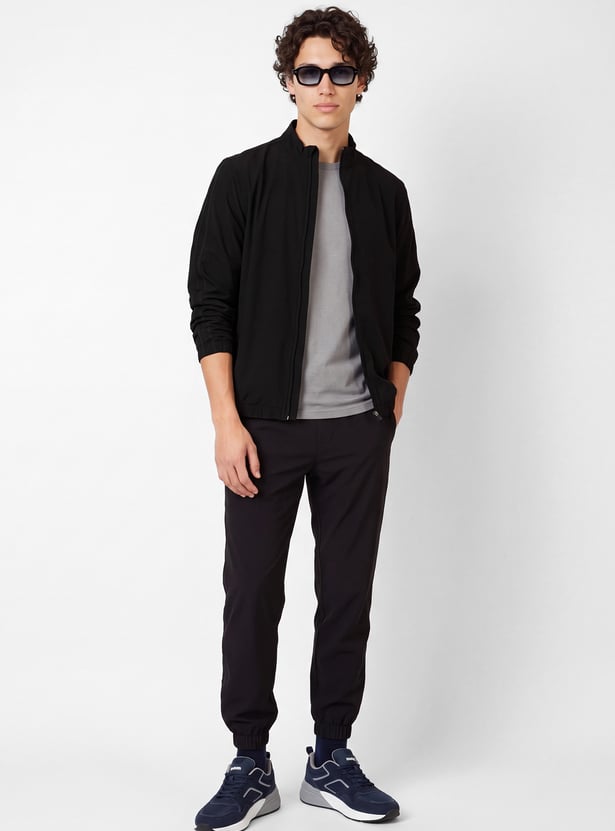 Men Stand Collar Sports Jacket