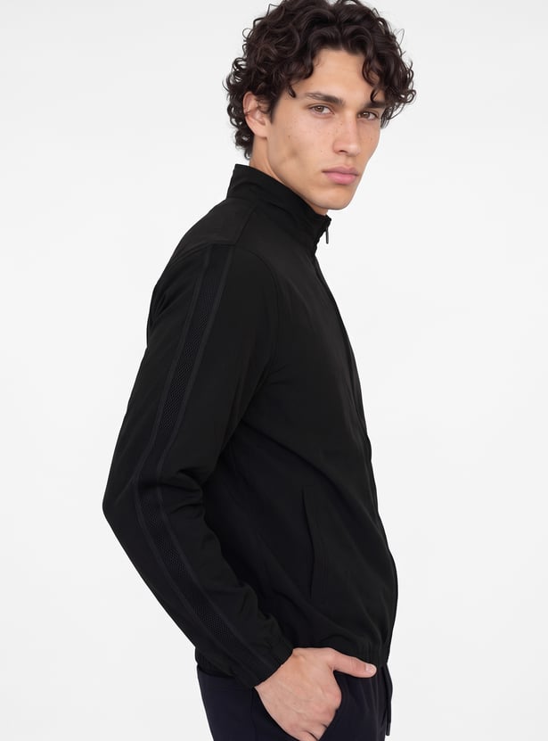 Men Stand Collar Sports Jacket