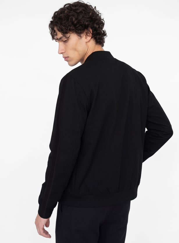 Men Stand Collar Sports Jacket