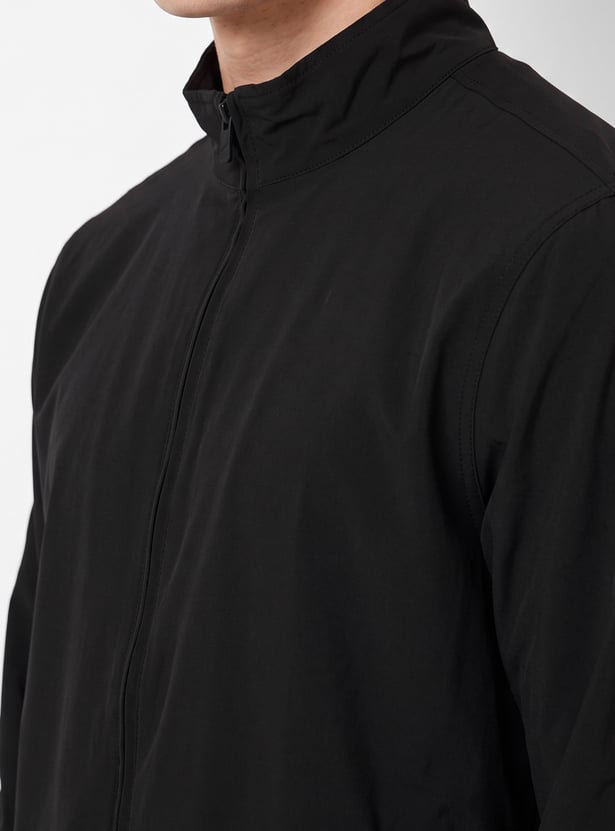 Men Stand Collar Sports Jacket