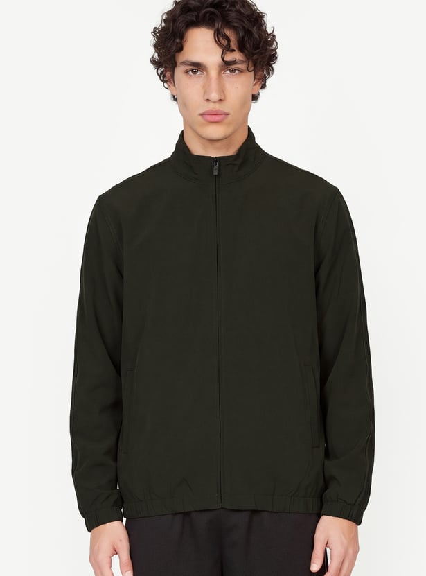 Men Stand Collar Sports Jacket