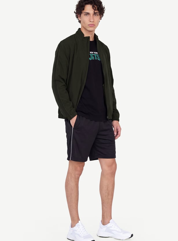 Men Stand Collar Sports Jacket