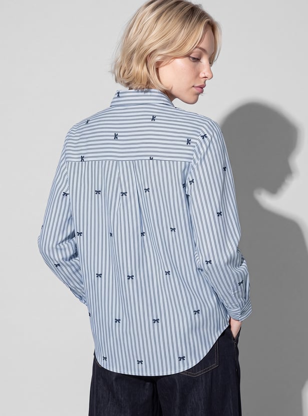 URB_N Women Striped Shirt