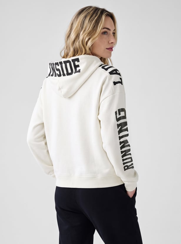 Women Printed Hooded Sports Jacket