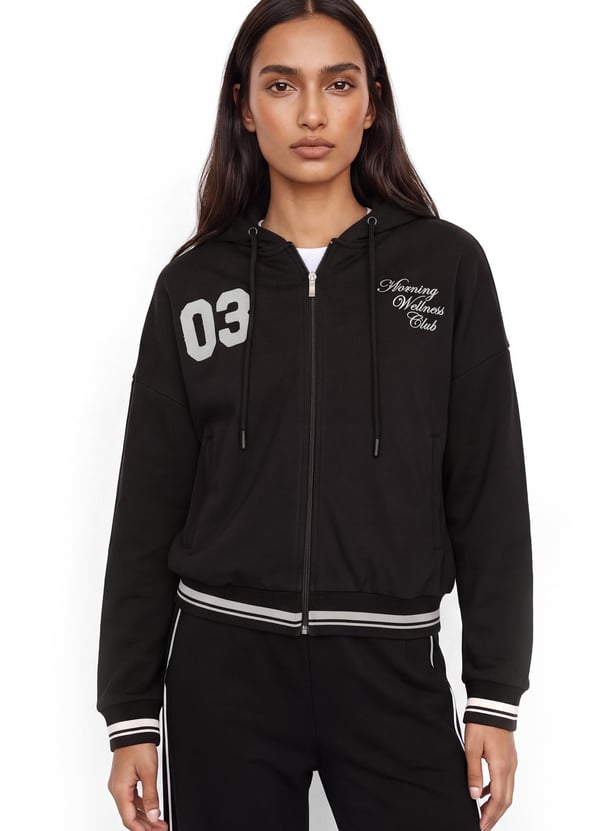 Women Sporty Hooded Jackets