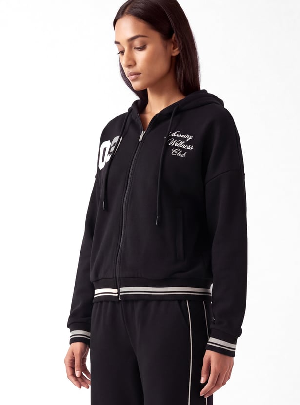 Women Sporty Hooded Jackets