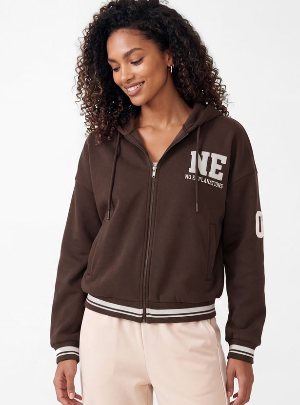 Women Sporty Hooded Jackets