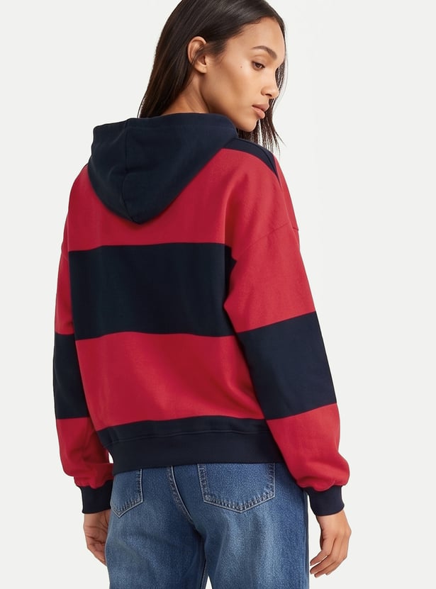 Women Printed Sports Hoodie