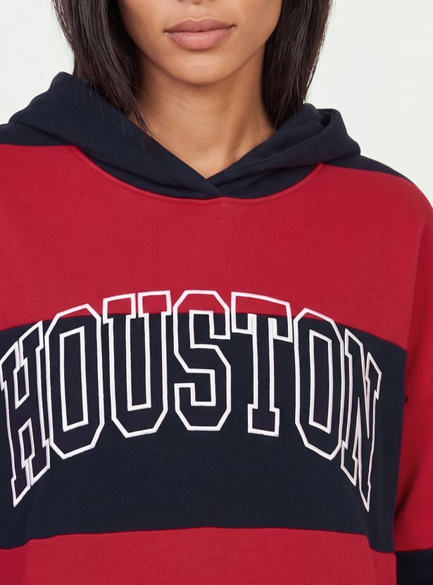 Women Printed Sports Hoodie