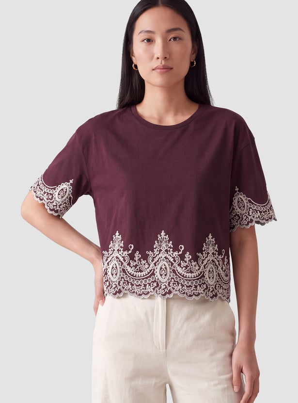 Women Embroidered Top