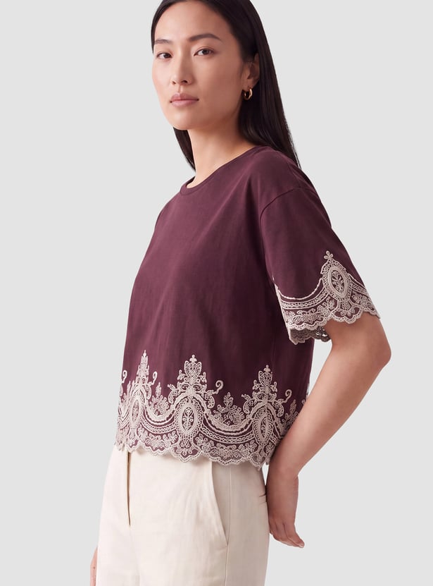 Women Embroidered Top
