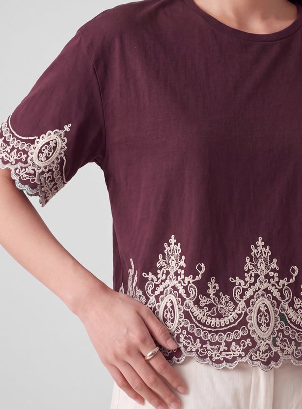 Women Embroidered Top
