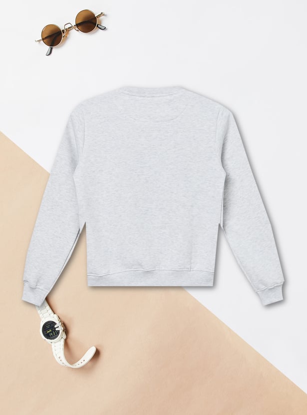 Boys Printed Pullover Sweatshirt