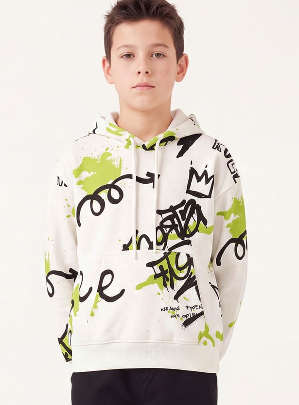 Boys Printed Hoodie