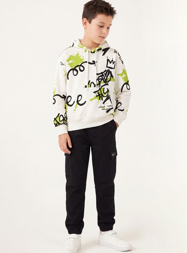 Boys Printed Hoodie