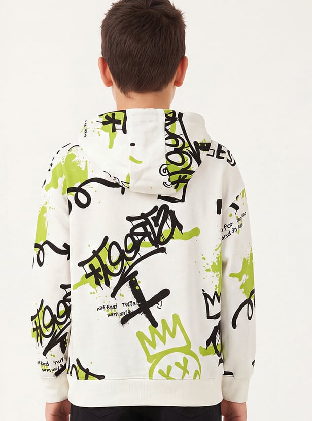 Boys Printed Hoodie