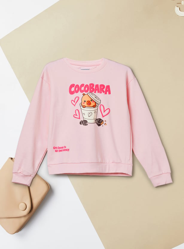 Girls Cocobara Printed Sweatshirt