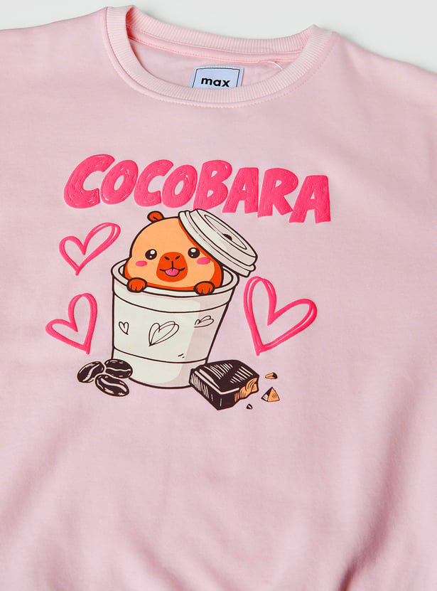 Girls Cocobara Printed Sweatshirt