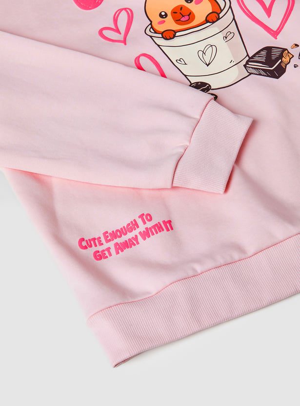 Girls Cocobara Printed Sweatshirt