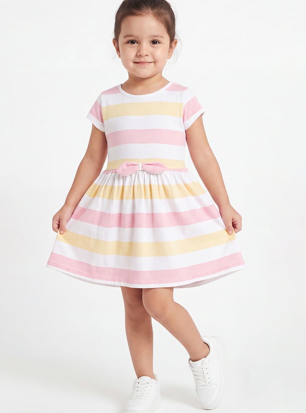 Girls Striped Dress