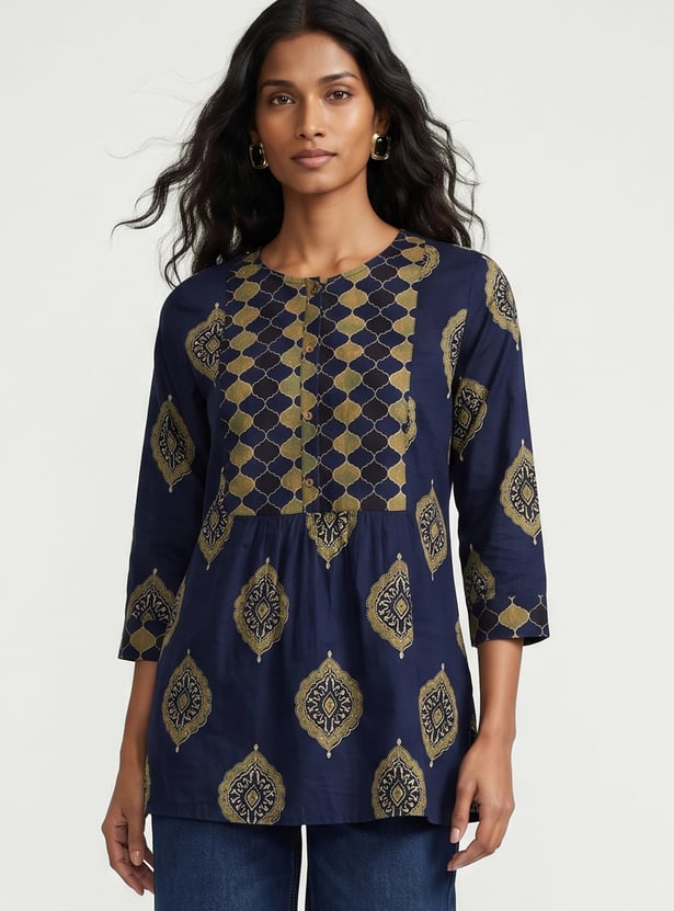 Women Printed Straight Kurti