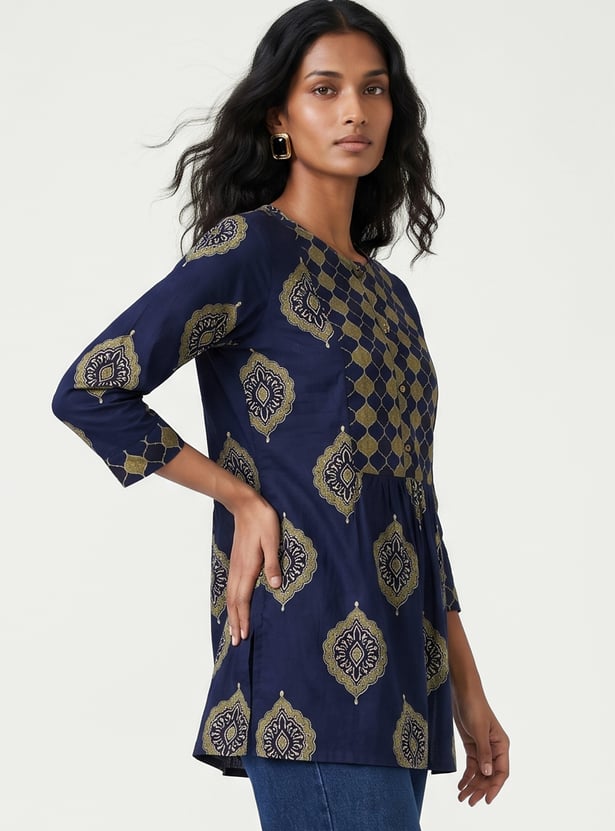 Women Printed Straight Kurti