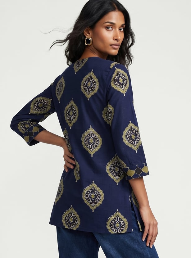 Women Printed Straight Kurti