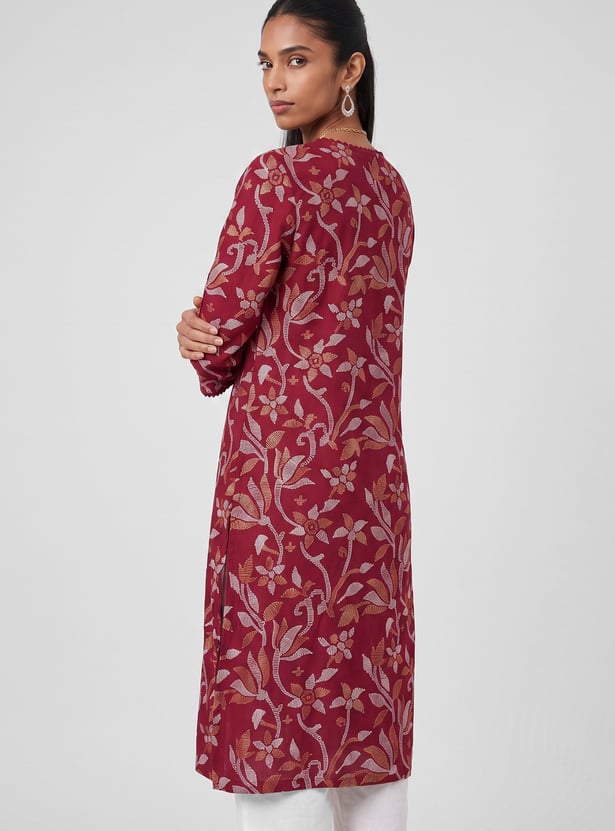 Women Printed Straight Kurta