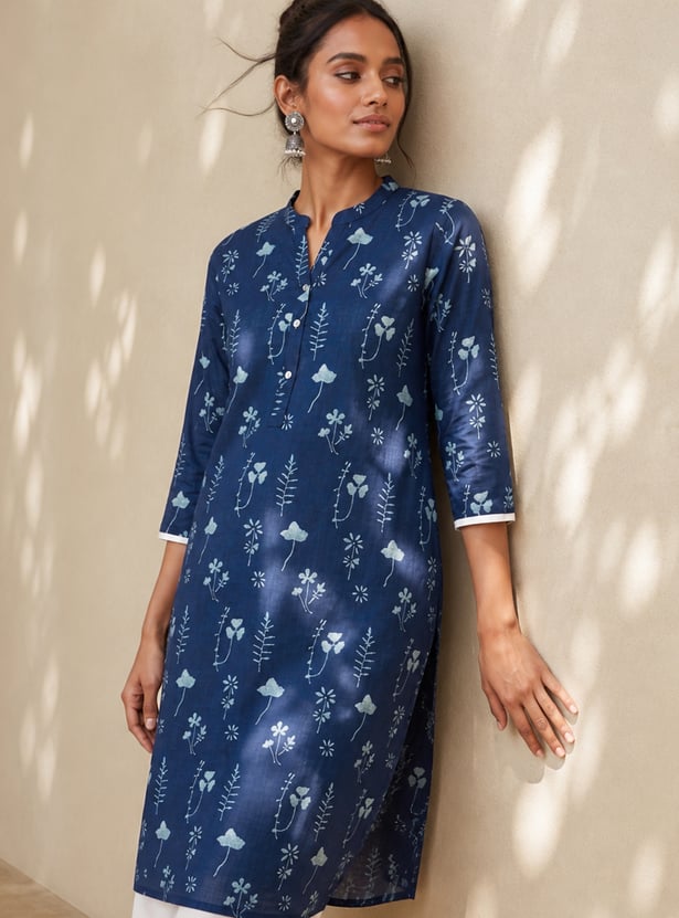 Women Printed Straight Kurta