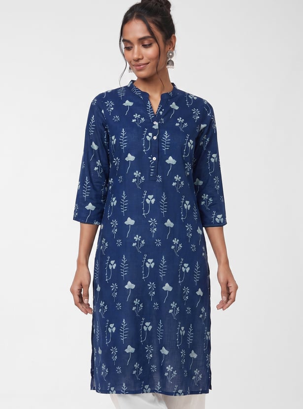 Women Printed Straight Kurta