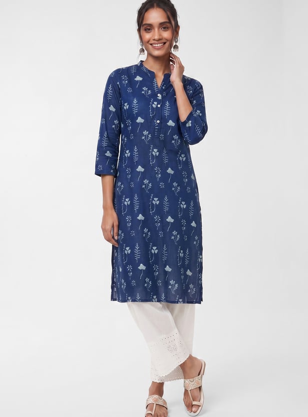 Women Printed Straight Kurta