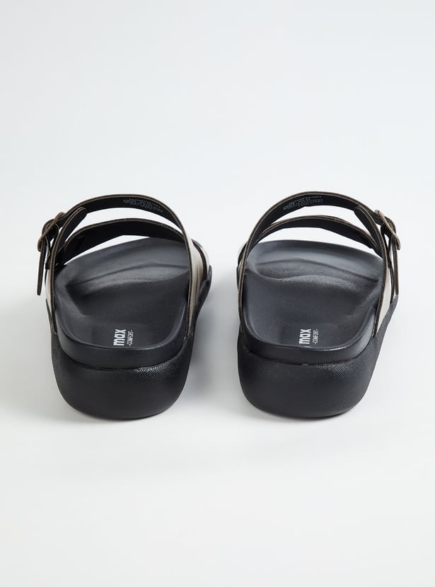 Men Open-Toe Buckle Sandals